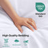 HOMEIDEAS Queen Size Bed Sheets - 6 Piece Set (White) - Extra Soft Brushed Microfiber 1800 Bedding Sheets, Deep Pocket, Wrinkle & Fade Free...