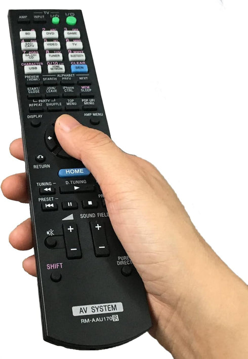 Replaced Remote Control Compatible for Sony STR-DN840 RMAAU170 149205111 STR-DH740 RMAAU168 149204911 Audio/Video AV Receiver Home Theater System...