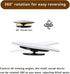 2 PCS Car Rearview Blind Spot Mirror, Adjustable High-definition Fan-shaped Mirror, Frameless Wide-angle Convex Mirror, Universal Auxiliary Mirror...