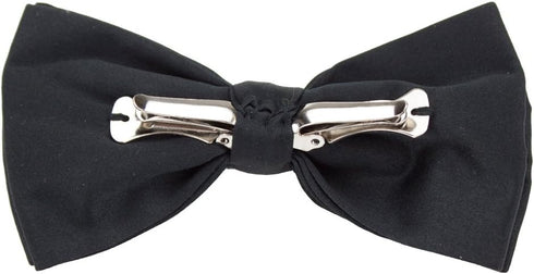Brybelly Formal Black Casino and Poker Dealer Clip On Bow Tie...