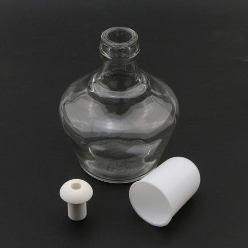 150ml Alcohol Burner Lamp Glass Lab Bunsen Burners for Lab Equipment Heating with 5 Replacement Wicks and 3 Funnel...
