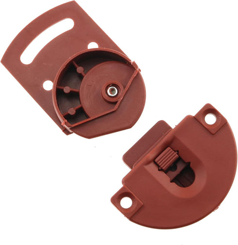 2Pairs Old-fashioned Wardrobe Sliding Door Roller Gear Track Panel Internal Kit, Furniture Sliding Door Pulley Accessories...