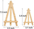 7.5 Inch Mini Wood Display Easel, 10 Pcs Tabletop Easels for Displaying Photos, Picthres...