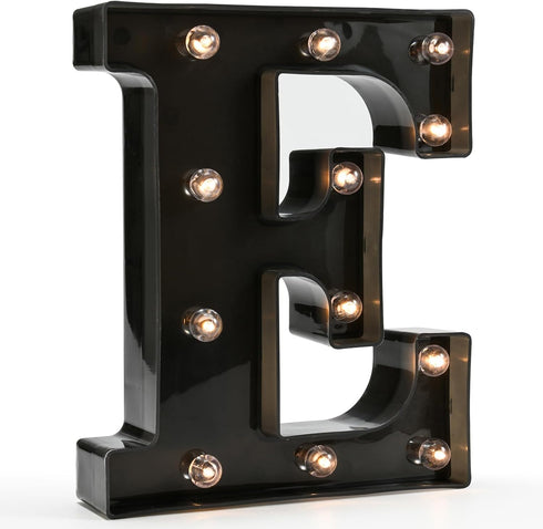 OYCBUZO Light Up Black Alphabet Marquee Letters Sign LED Marquee Number Lights Sign for Night Light Home Bar Christmas Lamp Birthday Party Wedding...