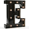 OYCBUZO Light Up Black Alphabet Marquee Letters Sign LED Marquee Number Lights Sign for Night Light Home Bar Christmas Lamp Birthday Party Wedding...