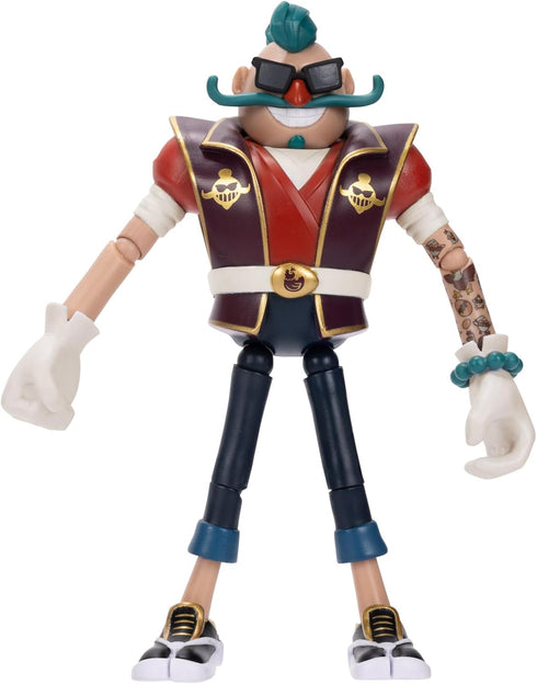 Sonic Prime 5-inch Dr. Deep - New Yoke City Action Figure 13 points of Articulations. Ages 3+ (Officially licensed by Sega and Netflix)...