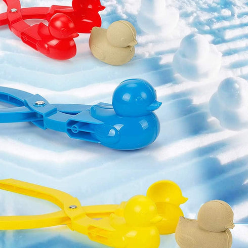 2 Pieces Snowball Maker,Large Winter Snowball Maker Clip, Duck and Snowball Shaped Snow Toys for Kids Outdoor Winter Play Snow Toys (Random Color)...