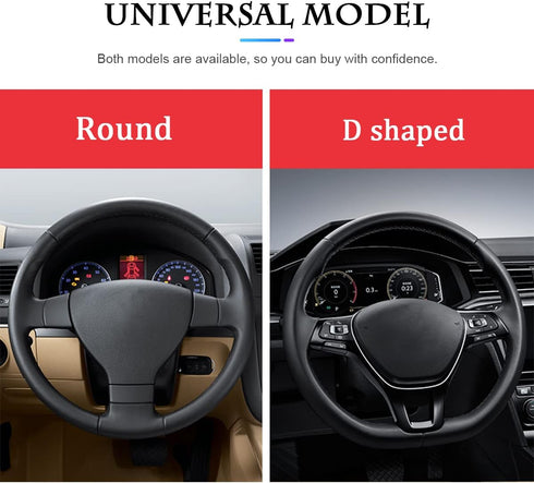 Fekey&JF Car Steering Wheel Cover, Elastic Stretch Anti-Slip Breathable Warm in Winter Cool in Summer, Car Interior Protection Accessories for Wom...