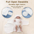 Baby Winter Fleece Swaddle Blanket 0-3 Months Boys Girls Warm Adjustable Newborn Swaddling Wrap Soft Plush Sleeping Sacks...