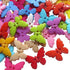 New 100pcs Mix Butterfly Plastic Buttons 22mm Sewing Craft 2 Holes (7/8"(22mm), Butterfly)...