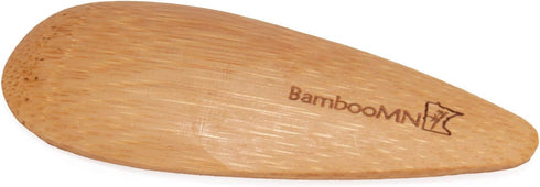 BambooMN - 4" Small Solid Bamboo Oval Scoop, 30pcs...