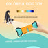 Dog Squeaky Toy, Indestructible Plush and Nylon Fabric Dog Puzzle Toy, Interactive Dog Toys...