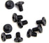 AUEAR, 10 Pack Black PCI Slot Cover Hard Steel Filter Blanking Plate with Screws...