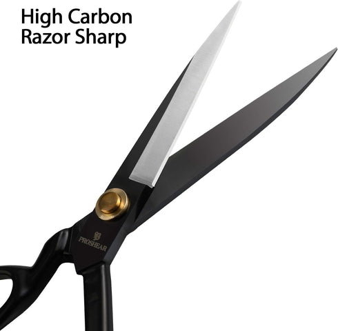 Fabric Scissors Professional 10 inch Heavy Duty Scissors for Leather Sewing shears for Tailoring Industrial Strength High Carbon Steel Tailor Shea...