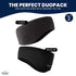 The Friendly Swede Ear Warmer Headband, 2-Pack - Unisex, Polyester, Stretchable, for Women and Men, Ear Covers, Liner Under Helmets, Outdoors/Cycl...
