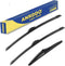3 wipers Replacement for 2011-2015 Kia Sorento/2010-2019 2021 Kia Soul/2018-2019 Kia Soul EV, Windshield Wiper Blades Original Equipment Replaceme...