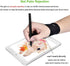 OTraki 4 Pack Artists Gloves 2 Finger Artist Glove Anti Smudge Glove Drawing Gloves for Paper Sketching, Pad Monitor, Graphics Tablet, Universal f...