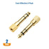 Cable Matters 2-Pack 1/4 to 1/8 Headphone Adapter, 6.35mm to 3.5mm Adapter Male to Female, Gold Plated Stereo Headphone 3.5mm to 1/4 Adapter...