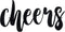 Pangda Cheers Sign for Home Bar Cheers Wall Decor Metal Sign for Home Office Living Room Decoration, Black, 13.78 x 5.91 Inch...