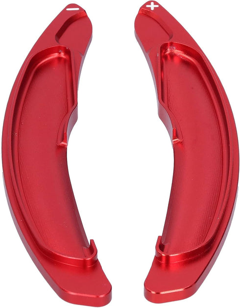 Steering Wheel Shift Paddle Extended, Red Steering Wheel Paddle Shifter Extension Fit for Mitsubishi Lancer Evo X 10 Outlander 2008?2016...