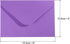 PATIKIL Mini Envelopes, 50 Pack Gift Cards Business Cards Envelope for Greeting Weddings, Purple...