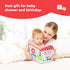 Baby Photo Album Soft Cloth Photo Book First Year Memory Album Shower Gift for Babies Newborns Toddlers & Kids,Holds 4x6 Inch Photos. (Red)...