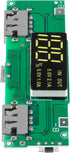 6PCS 18650 Charging Board,18650 Charger Board Dual USB 5V 2A 1A Mobile Power Bank Module Lithium Battery Charger Board Short Circuit Protection DI...