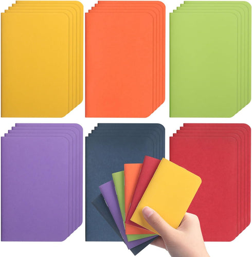 30 Pack Bulk Pocket Notebook 2.5" x 4" Mini Notebooks Small Wallet Notebooks Tiny Colored Purse Journals Lined Notepad for Kids Students...