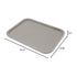 Carlisle FoodService Products CT121623 Café Standard Cafeteria / Fast Food Tray, 12" x 16", Gray...