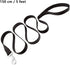 Pet Dog Training Leash Strong Durable Nylon Lead, Traction Rope, 5 Feet Long for Puppy Kitty Rabbit Training or Walk 3 Pack Set...