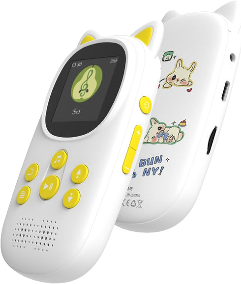 32GB MP3 Player with Bluetooth,Portable Music Player as Gifts for Kids Built-in HD Speaker Support Voice Recording Pedometer FM Radio Alarm Expand...