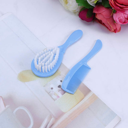 SUPVOX Baby Baby Massage Comb Hair Brush and Comb Set Hairbrush with Bristles for Newborn Infant Hair Brush Toddlers Baby Head Massager...