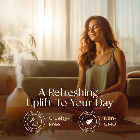 Gya Labs Breathe Essential Oil Blends - 100% Pure Natural Breathe Easy Essential Oils from Eucalyptus, Peppermint and More for Humidifier Cleaner ...