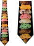 Ice Cream Cone Tie Mens Neckties by Three Rooker...
