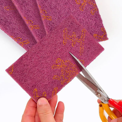 Heavy Duty Cleaning Cloths, Household Scrub Pads?10/Pack, for Cleaning Stubborn Stains in The Oven and Sink, on The Grill, or on The Bottom of pot...