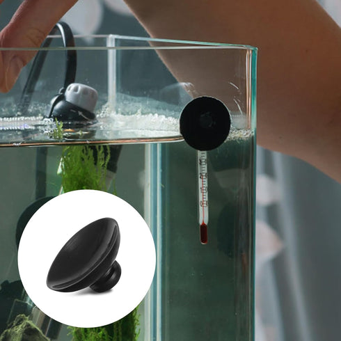 16pcs Fish Tank Suction Cups, Black Aquarium Suction Cup Camp Clip Rubber Suction Cup Clips Accessories Fish Tank Attachments for Fish Tank Aerati...