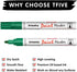 Green Paint Pens Permanent Markers - 2 Pack Paint Markers for Metal, Rubber,Wood, Rocks, Canvas, Plastic, Dark Surface, Craft Art Supplies, Medium...