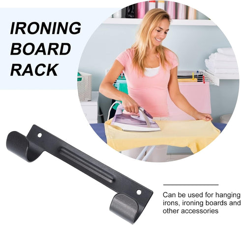 DOITOOL 1pc Ironing Board Hook Iron Dual-head Hook Storage Hook Dual-head Hanging Rack Storage Hanger Household Hanging Rack Hanging Shelf Ironing...