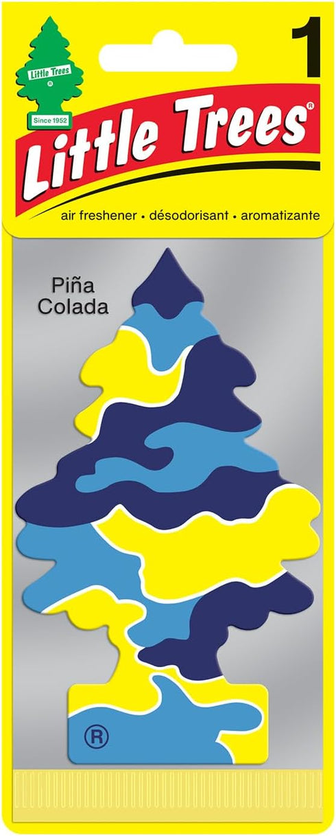 LITTLE TREES Car Air Freshener | Hanging Paper Tree for Home or Car | Pina Colada Scent | Pack of 6...