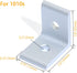 10Sets 1" x 1"Series Aluminum Profile L-Shape Corner Bracket,10pcs Inside Corner Bracket with 20pcs Sliding T Nuts and Screws,for 1010 T Slot Alum...