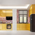 LaCheery Glossy Yellow Contact Paper Decorative Self Adhesive Countertop Contact Paper Waterproof Wallpaper Peel and Stick Shinny Wall Paper Roll ...