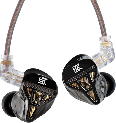 Wired Headphone,KZ DQS HiFi Dynamic Drivers IEM Earphone,KZ Earbuds Bass 2pin 3.5mm Sports Music Game in Ear Monitor Headphone for System Singers ...