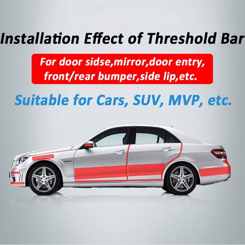 QBUC Car Door Entry Guards Scratch Cover Protector Paint Threshold Guard,Front Rear Door Entry Sill Guard Scuff Plate Rear Bumper Protector Guard ...