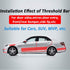 QBUC Car Door Entry Guards Scratch Cover Protector Paint Threshold Guard,Front Rear Door Entry Sill Guard Scuff Plate Rear Bumper Protector Guard ...