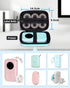 Memoking T02 Hard Storage Case - Compatible with Phomemo D30, SUPVAN E10, NIIMBOT D11, JADENS D110 and More, with Zipper Mesh Pocket, Waterproof S...