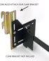 2 PCS Bed Frame Brackets Adapter for Headboard Extra Heavy Duty,Bed Frame Adapter Brackets, Queen Bed Modification Plate,Bed Headboard Frame Conve...