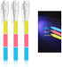 Invisible Ink Pen with UV Flashlight, Spy Pen Black Light Markers for Kids and Adults, Disappearing Ink for Secret Notes, Magic Pens Fit for Chris...