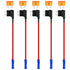 MuHize Fuse Tap Kit 5 Pack - Upgraded 12V Automotive Add-a-Circuit Taps, Locking Clip Adapter with 5A Blade Fuse for Car Truck SUV | Anti-Vibratio...