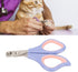 Pet Nail Clippers, Circular Cut Hole Cat Nail Clippers and Trimmers Save Effort Stainless Steel 2mm Conical Hole Claw Trimmer for Tiny Dog Cat Bun...