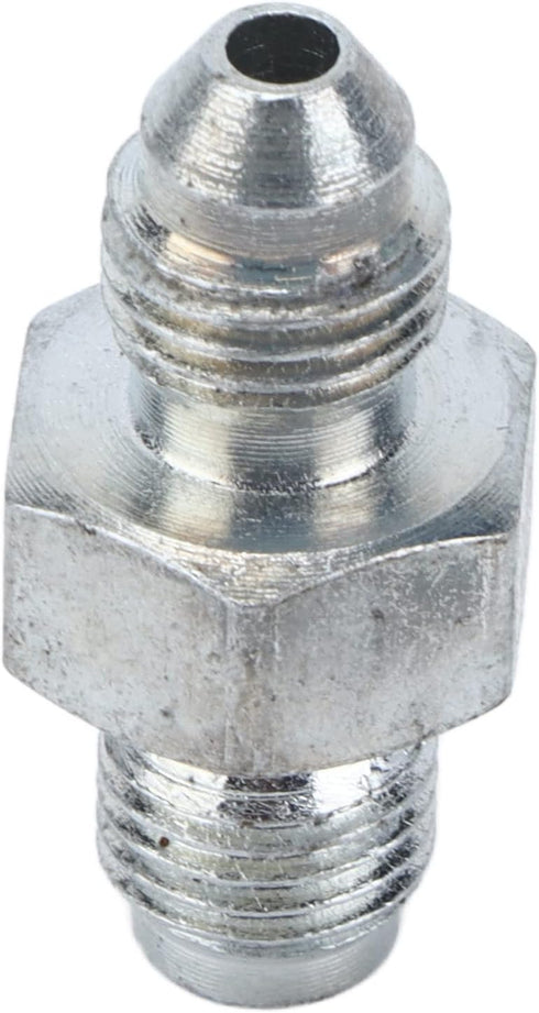 Brake Fitting Adapter, 3AN Male To 3/8?24 Inverted Flare Adapter Fitting Metal HAF01 for 3/16in Brake Line...